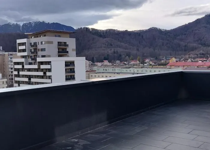 Lägenhet Modern With Great Terasse And Mountain View Braşov